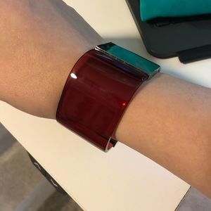 Red Rustic Cuff Bracelet